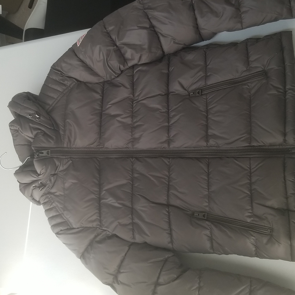 Boy's Puffer Coat Steel Grey